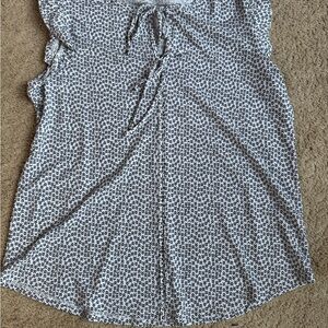 Adrianna Papell Black and White Blouse